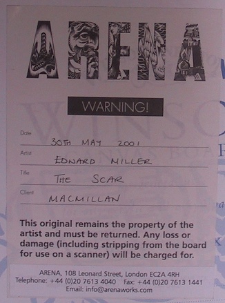 Edward Miller - The Scar (back)